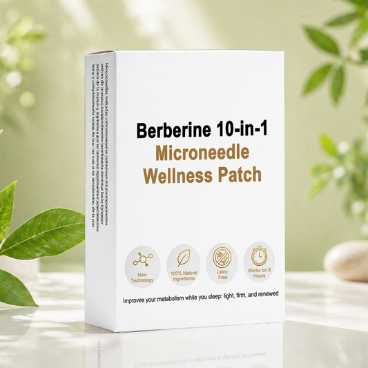 Curalona® Berberine Nano-Exfoliating Patch — A daytime weight management patch that boosts metabolism, curbs appetite, and firms abdominal skin.
