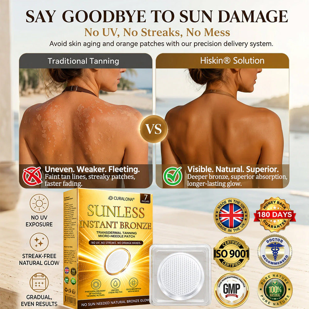𝑶𝒇𝒇𝒊𝒄𝒊𝒂𝒍 𝑺𝒕𝒐𝒓𝒆 | ☀️☀️ Curalona® 𝐒𝐮𝐧𝐥𝐞𝐬𝐬 𝐈𝐧𝐬𝐭𝐚𝐧𝐭 𝐁𝐫𝐨𝐧𝐳𝐞 𝐓𝐚𝐧𝐧𝐢𝐧𝐠 𝐌𝐢𝐜𝐫𝐨𝐧𝐞𝐞𝐝𝐥𝐞 𝐏𝐚𝐭𝐜𝐡 🇺🇸 (𝐉𝐮𝐬𝐭 𝐨𝐧𝐜𝐞 𝐚 𝐝𝐚𝐲) 𝐕𝐢𝐬𝐢𝐛𝐥𝐞 𝐁𝐫𝐨𝐧𝐳𝐞 𝐆𝐥𝐨𝐰 𝐢𝐧 𝟕 𝐃𝐚𝐲𝐬 ✅ 𝐍𝐨 𝐔𝐕, 𝐍𝐨 𝐎𝐫𝐚𝐧𝐠𝐞, 𝐍𝐨 𝐒𝐭𝐫𝐞𝐚𝐤𝐬, 𝐍𝐨 𝐃𝐇𝐀, 𝐍𝐨 𝐌𝐞𝐬𝐬.