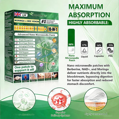 Official UK Store  | 🧑‍⚕️🩺 curalona® Moringa · Berberine × NAD+ 𝟏𝟎-𝐢𝐧-𝟏 𝐀𝐝𝐯𝐚𝐧𝐜𝐞𝐝 𝐍𝐚𝐧𝐨 𝐌𝐢𝐜𝐫𝐨𝐧𝐞𝐞𝐝𝐥𝐞 𝐏𝐚𝐭𝐜𝐡 — 𝐎𝐧𝐜𝐞 𝐃𝐚𝐢𝐥𝐲, 𝐕𝐢𝐬𝐢𝐛𝐥𝐞 𝐑𝐞𝐬𝐮𝐥𝐭𝐬 𝐢𝐧 𝟕 𝐃𝐚𝐲𝐬