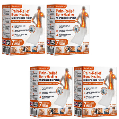 🦵✅🇬🇧 Advanced Micro-Delivery Technology:Purelora® Pain-Relief Bone-Healing Microneedle Patch