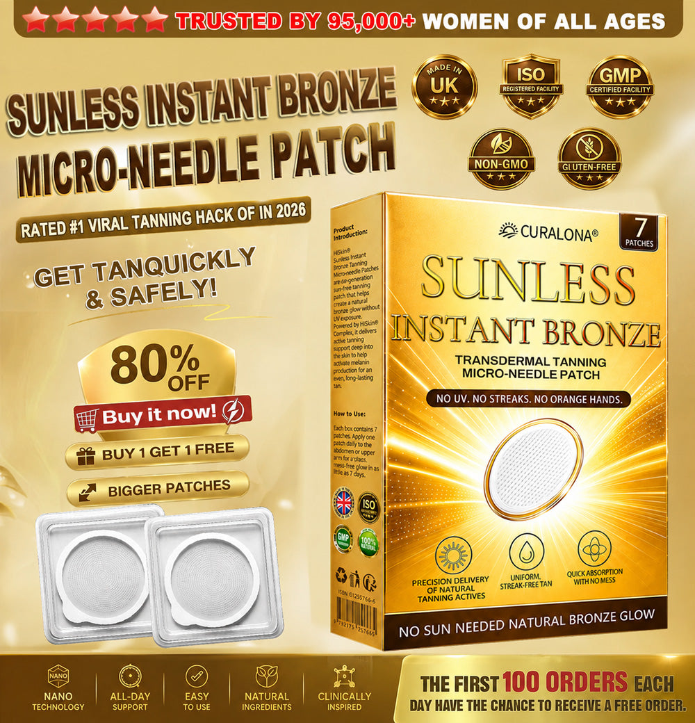 𝑶𝒇𝒇𝒊𝒄𝒊𝒂𝒍 𝑺𝒕𝒐𝒓𝒆 | ☀️☀️ Curalona® 𝐒𝐮𝐧𝐥𝐞𝐬𝐬 𝐈𝐧𝐬𝐭𝐚𝐧𝐭 𝐁𝐫𝐨𝐧𝐳𝐞 𝐓𝐚𝐧𝐧𝐢𝐧𝐠 𝐌𝐢𝐜𝐫𝐨𝐧𝐞𝐞𝐝𝐥𝐞 𝐏𝐚𝐭𝐜𝐡 🇺🇸 (𝐉𝐮𝐬𝐭 𝐨𝐧𝐜𝐞 𝐚 𝐝𝐚𝐲) 𝐕𝐢𝐬𝐢𝐛𝐥𝐞 𝐁𝐫𝐨𝐧𝐳𝐞 𝐆𝐥𝐨𝐰 𝐢𝐧 𝟕 𝐃𝐚𝐲𝐬 ✅ 𝐍𝐨 𝐔𝐕, 𝐍𝐨 𝐎𝐫𝐚𝐧𝐠𝐞, 𝐍𝐨 𝐒𝐭𝐫𝐞𝐚𝐤𝐬, 𝐍𝐨 𝐃𝐇𝐀, 𝐍𝐨 𝐌𝐞𝐬𝐬.