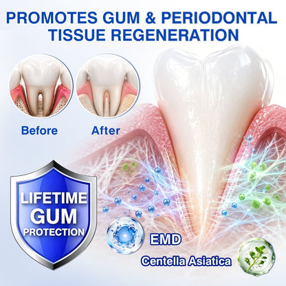 🦷𝐏𝐔𝐑𝐄𝐋𝐎𝐑𝐀® GumRevive Periodontal Repair Gel (for bleeding gums, receding gums, and loose teeth)