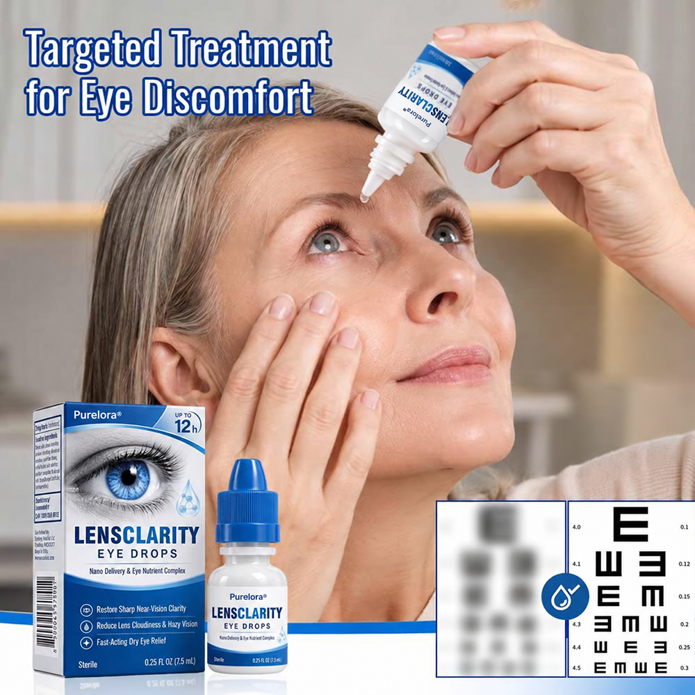 👨‍⚕️ Purelora ® LensClarity Eye Drops✅For dry eyes, blurry vision & presbyopia 💦