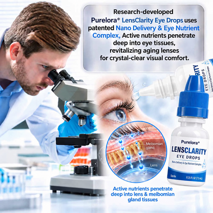 👨‍⚕️ Purelora ® LensClarity Eye Drops✅For dry eyes, blurry vision & presbyopia 💦