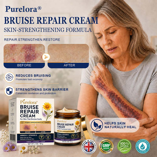 ✨🌿𝐏𝐔𝐑𝐄𝐋𝐎𝐑𝐀® Bruise Repair Cream-Advanced daily care for bruise-prone skin