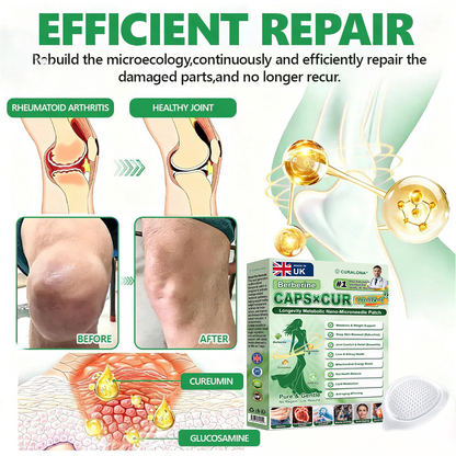 🔥 New Release | Curalona® Triple-Action Microneedle Patch — Berberine & NAD+: Support Metabolic Health and Promote Skin Renewal — A Transdermal Microneedle Patch for Day and Night Use (Suitable for Men and Women)