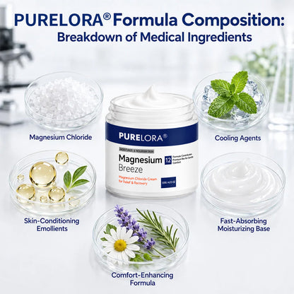 𝐏𝐔𝐑𝐄𝐋𝐎𝐑𝐀® Magnesium Chloride Cream | Relieve sciatica in just 15 minutes!