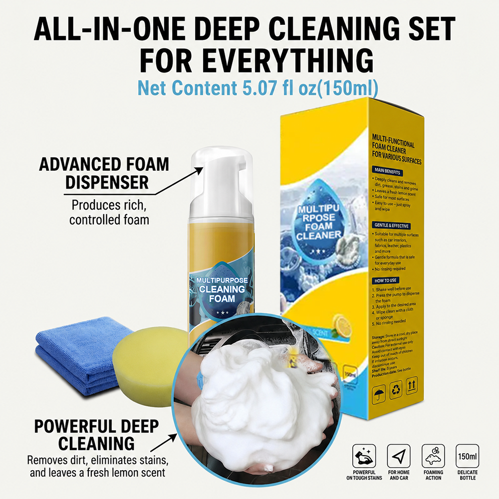 🫧Last Day – 80% Off💦 4-in-1 Multi-Enzyme Cleansing Foam