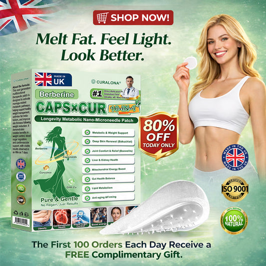 🔥 New Release | Curalona® Triple-Action Microneedle Patch — Berberine & NAD+: Support Metabolic Health and Promote Skin Renewal — A Transdermal Microneedle Patch for Day and Night Use (Suitable for Men and Women)