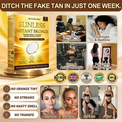 𝑶𝒇𝒇𝒊𝒄𝒊𝒂𝒍 𝑺𝒕𝒐𝒓𝒆 | ☀️☀️ Curalona® 𝐒𝐮𝐧𝐥𝐞𝐬𝐬 𝐈𝐧𝐬𝐭𝐚𝐧𝐭 𝐁𝐫𝐨𝐧𝐳𝐞 𝐓𝐚𝐧𝐧𝐢𝐧𝐠 𝐌𝐢𝐜𝐫𝐨𝐧𝐞𝐞𝐝𝐥𝐞 𝐏𝐚𝐭𝐜𝐡 🇺🇸 (𝐉𝐮𝐬𝐭 𝐨𝐧𝐜𝐞 𝐚 𝐝𝐚𝐲) 𝐕𝐢𝐬𝐢𝐛𝐥𝐞 𝐁𝐫𝐨𝐧𝐳𝐞 𝐆𝐥𝐨𝐰 𝐢𝐧 𝟕 𝐃𝐚𝐲𝐬 ✅ 𝐍𝐨 𝐔𝐕, 𝐍𝐨 𝐎𝐫𝐚𝐧𝐠𝐞, 𝐍𝐨 𝐒𝐭𝐫𝐞𝐚𝐤𝐬, 𝐍𝐨 𝐃𝐇𝐀, 𝐍𝐨 𝐌𝐞𝐬𝐬.